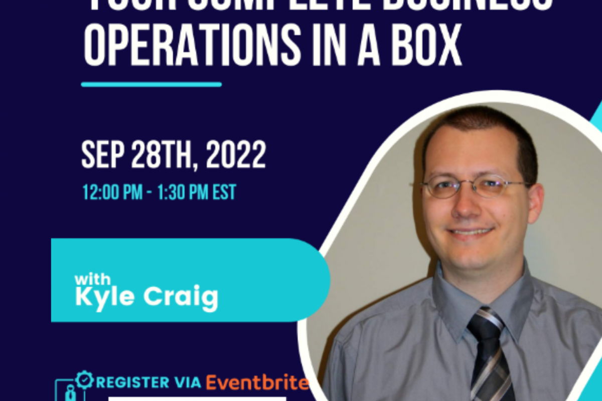 •Sep28• Your Complete Business Operations in a Box with Kyle Craig