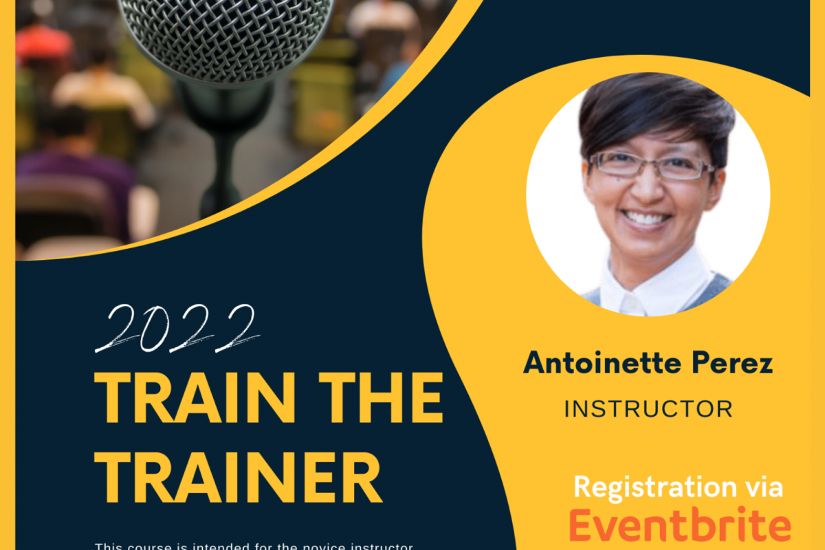 Train The Trainer with Antoinette Perez