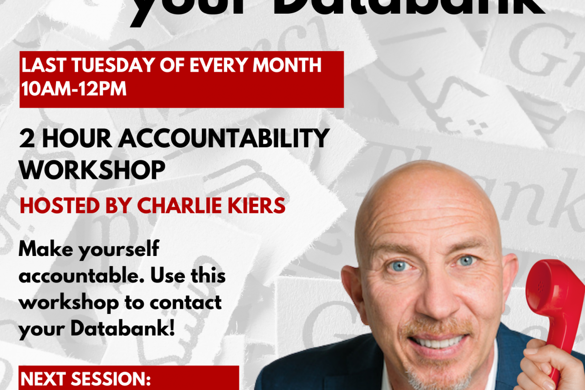 •Monthly•Thank Your Data Bank with Charlie Kiers