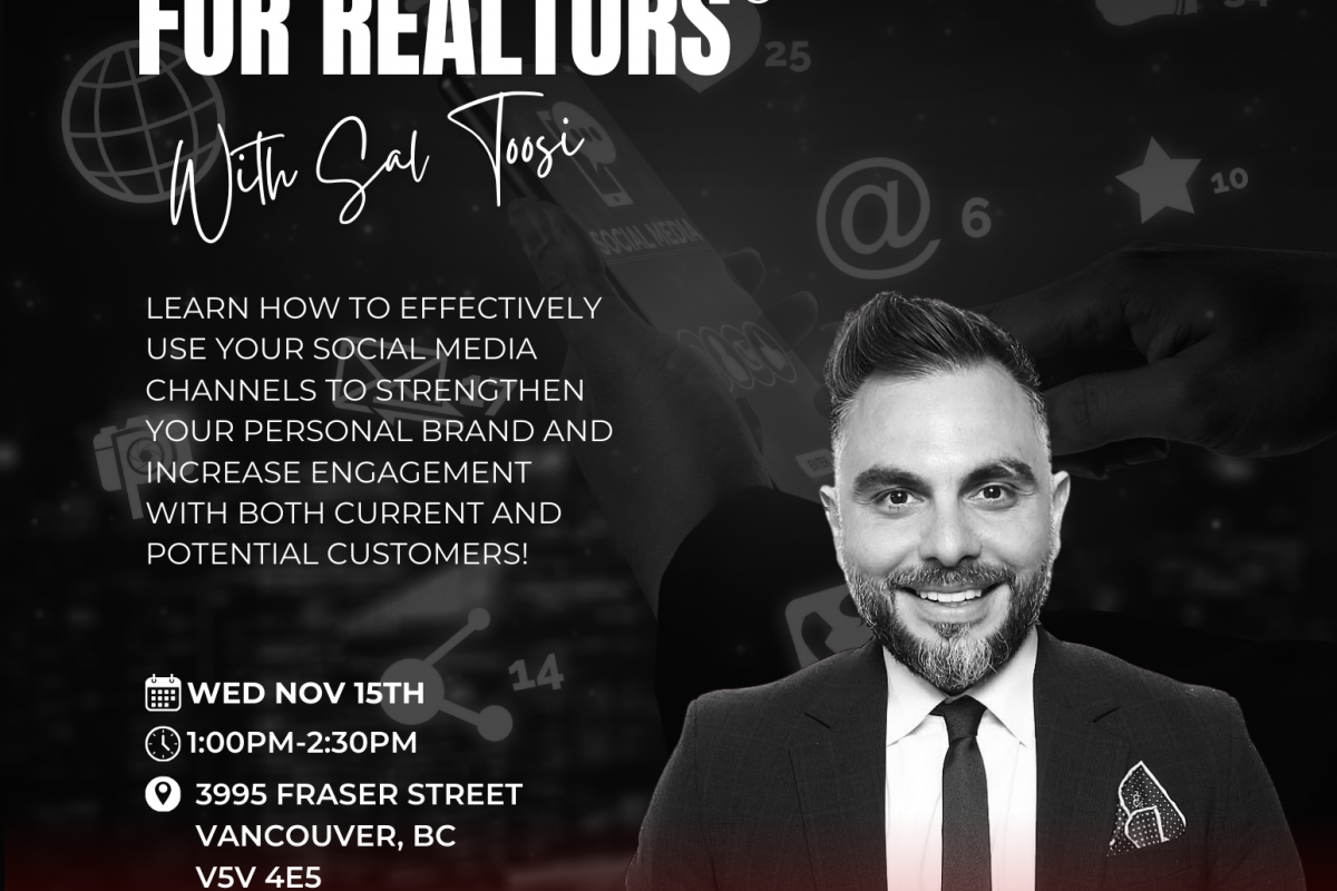 •NOV15•Social Media Marketing for REALTORS with Sal Toosi