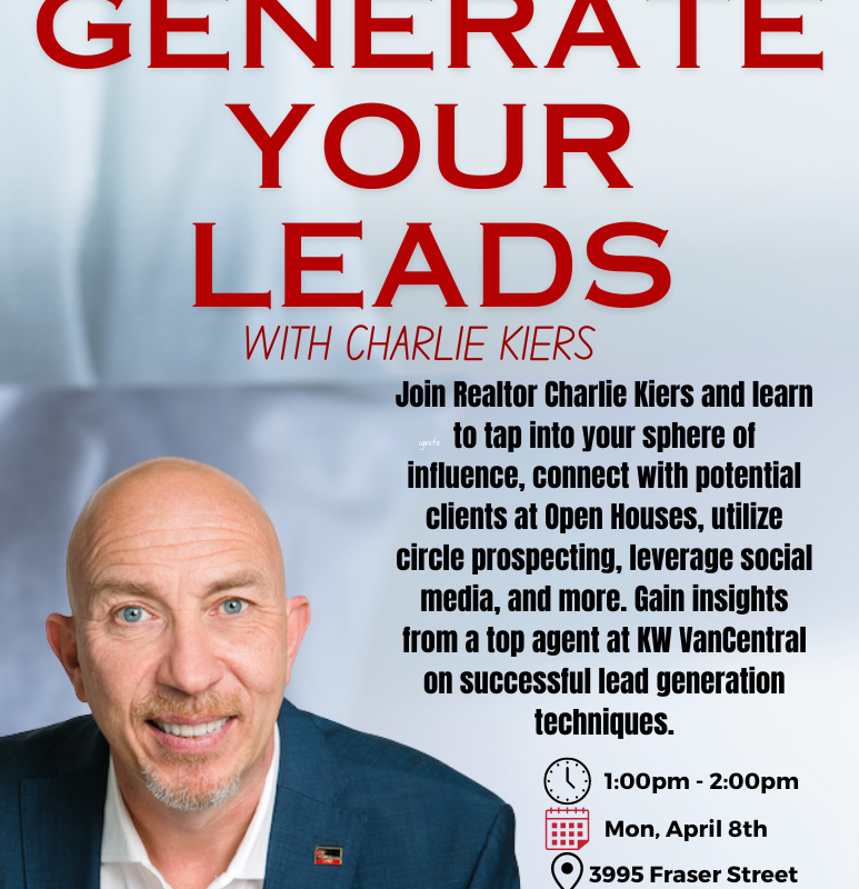 •APR8• Generate Your Leads with Charlie Kiers